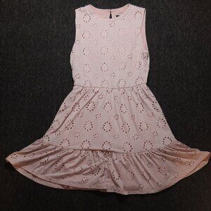 As U Wish Light Pink Cotton Dress - Size X-Small